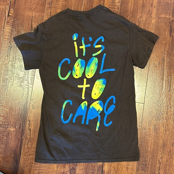 Lonely Ghost ‘It’s cool to care’ collection t-shirt size S - Picture 2 of 3